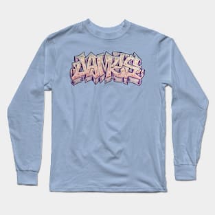 JAMES - GRAFFITI NAME by PHECK Long Sleeve T-Shirt